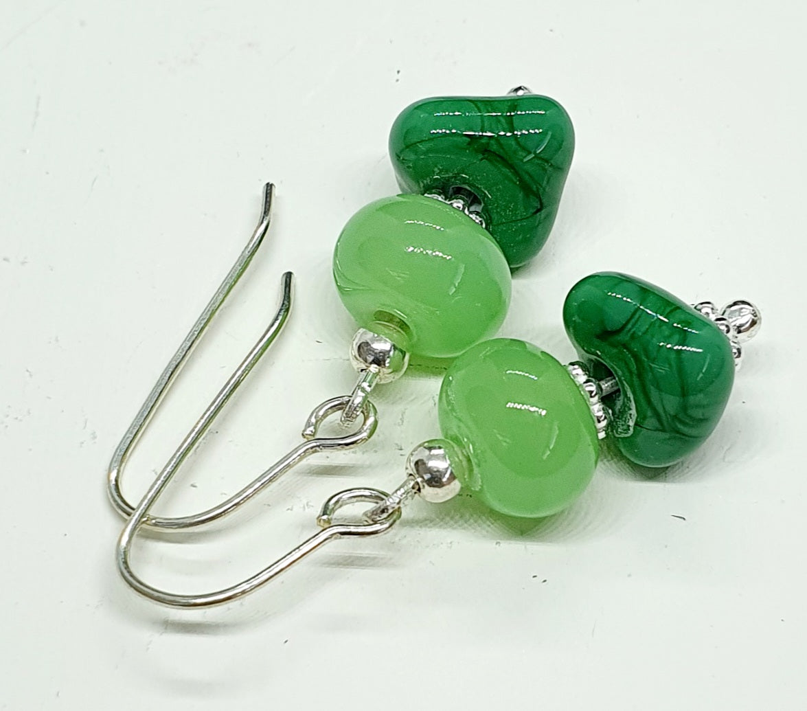 Boucles d'oreille CHARLOTTE jade