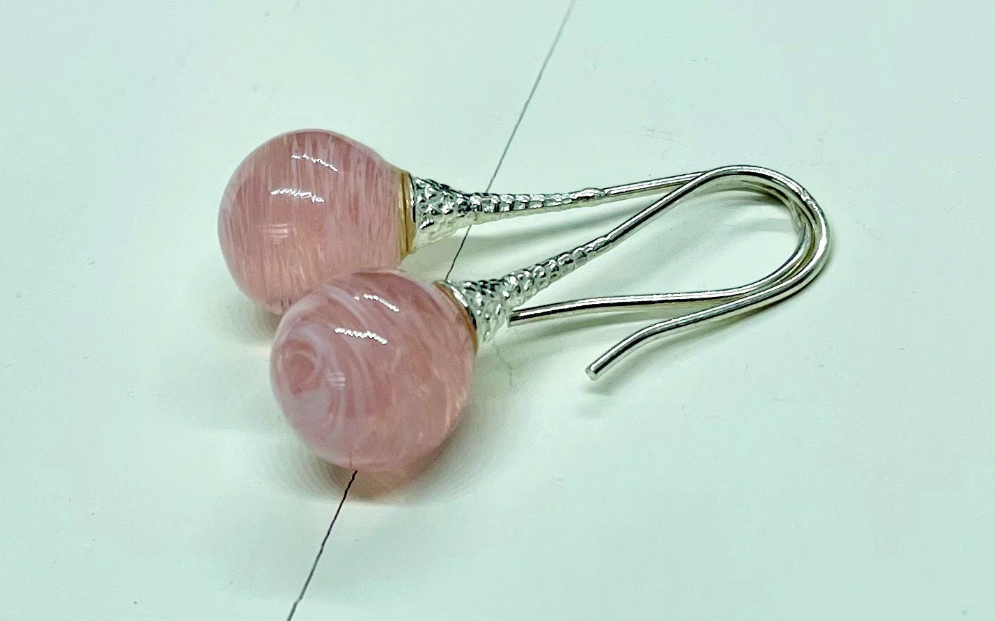 Boucles d'oreille SUZIE rose