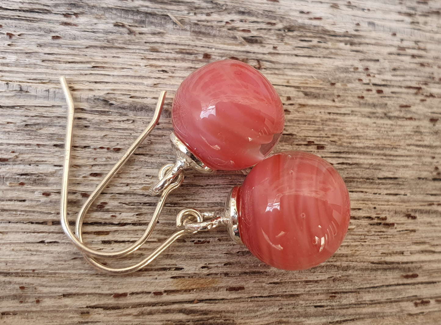 Boucles d'oreille SUZIE rose