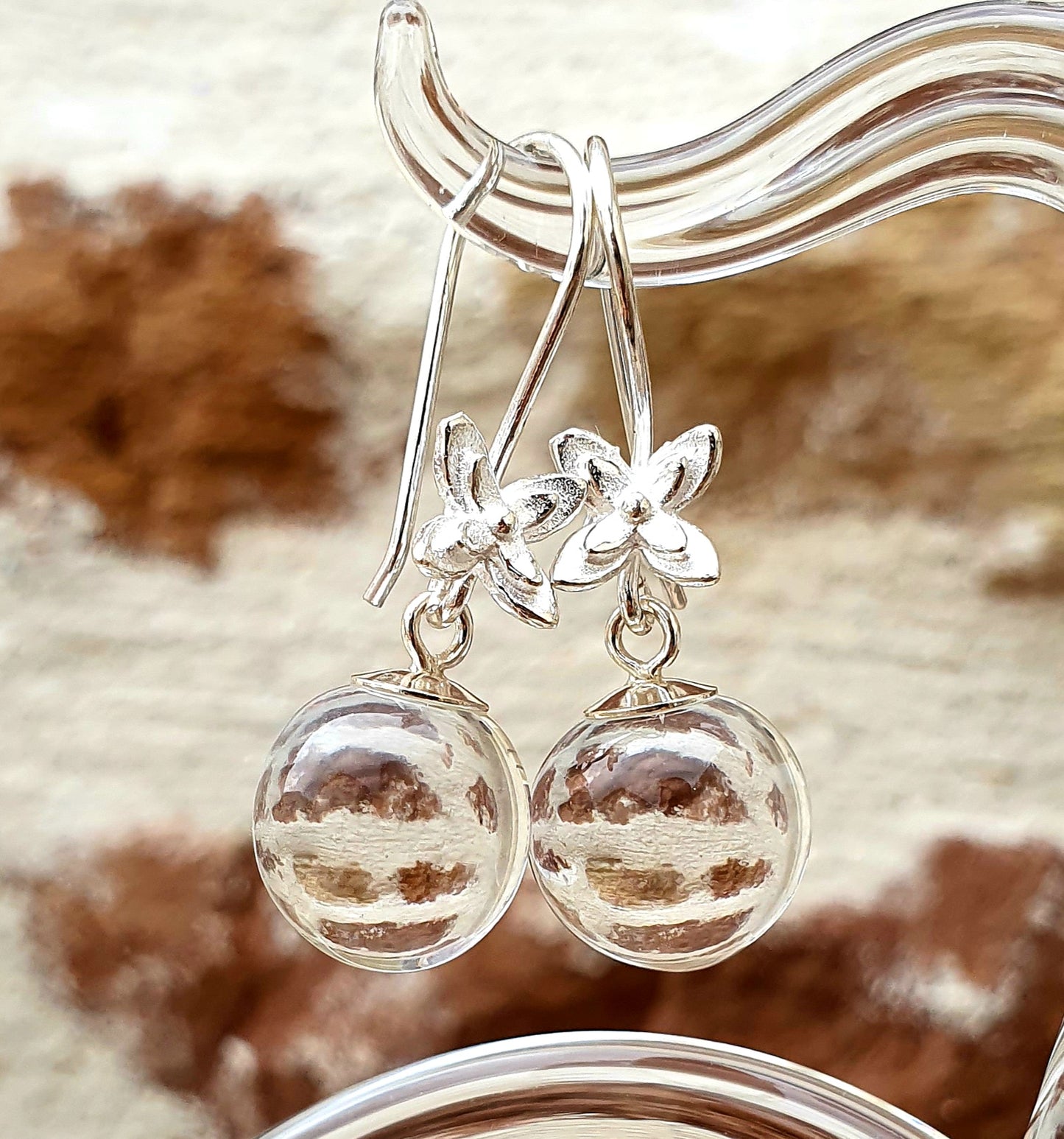 Boucles d'oreille SUZIE transparent