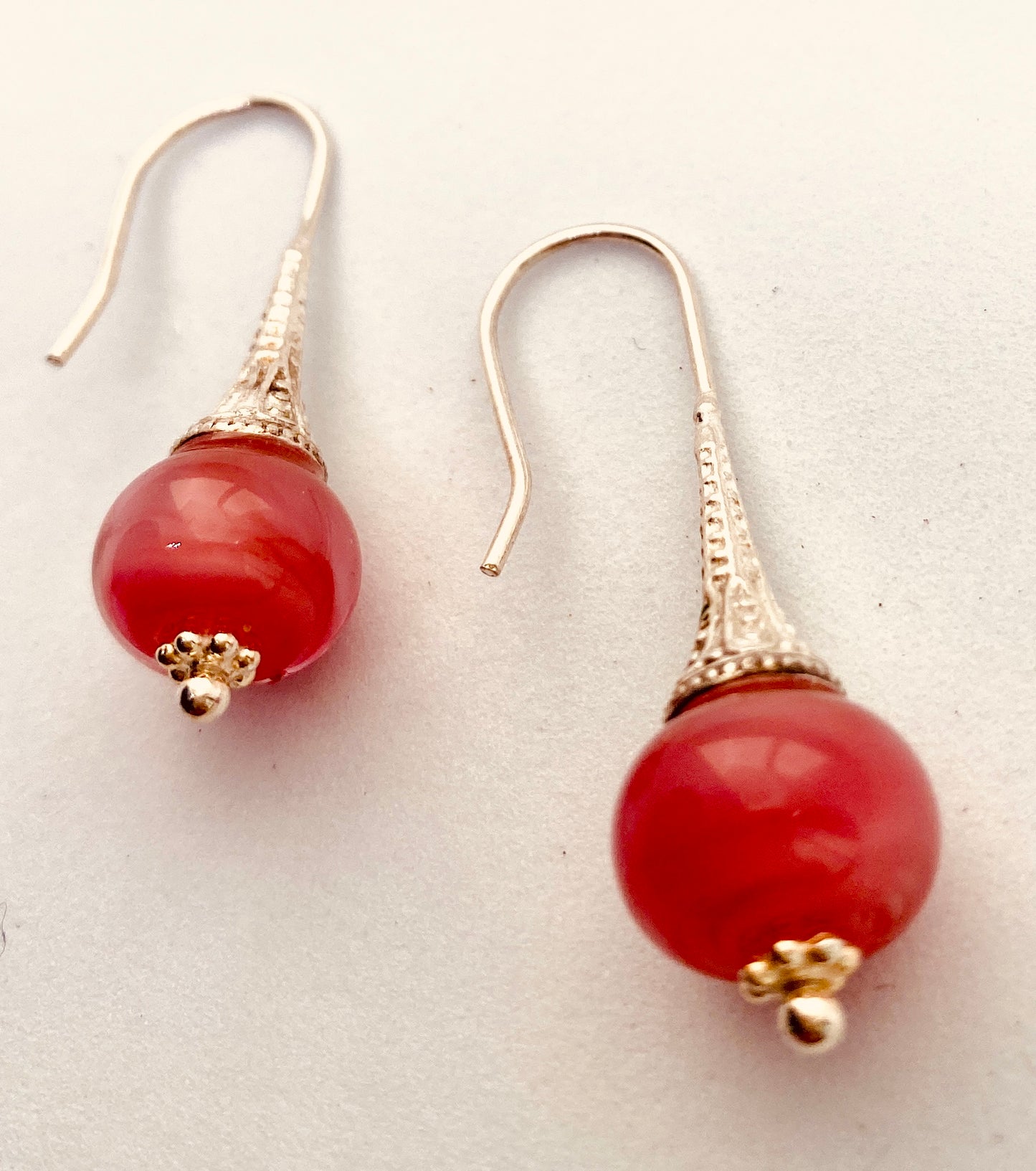 Boucles d'oreille SUZIE rose