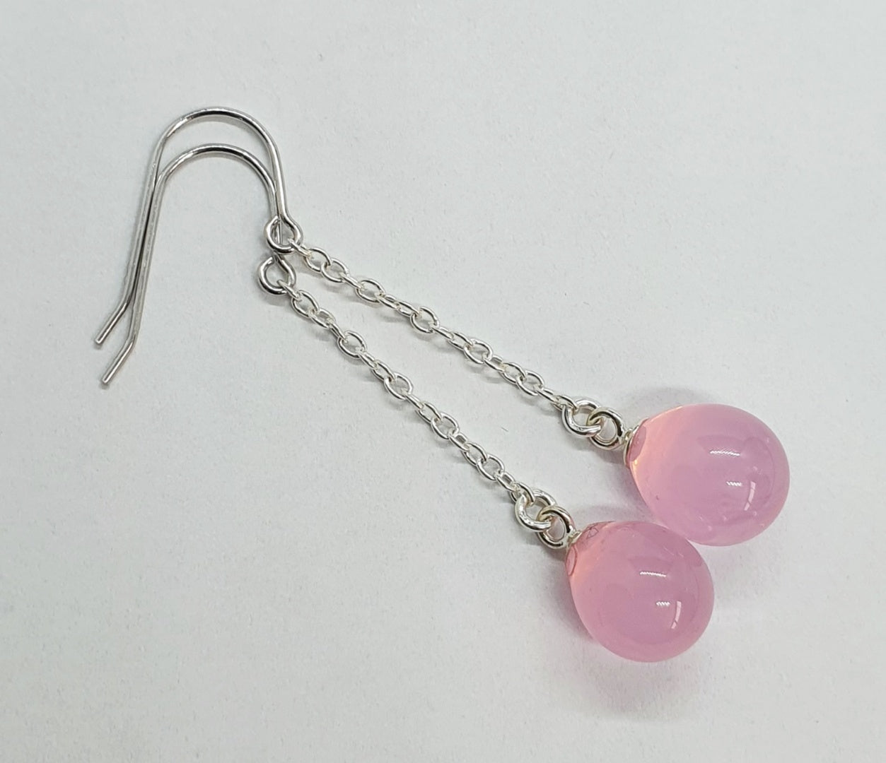 Boucles d'oreille SERAPHINE rose